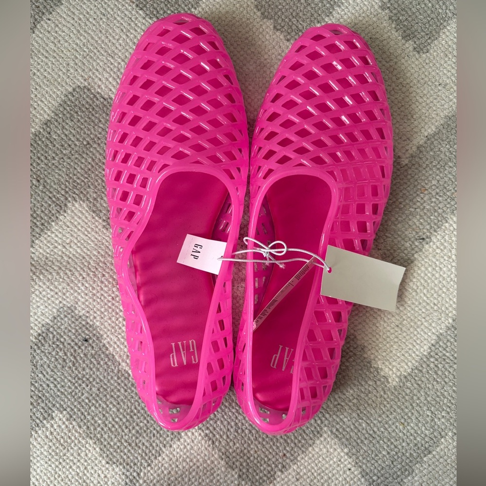 GAP Women's Pink Slip-On Jelly Flats